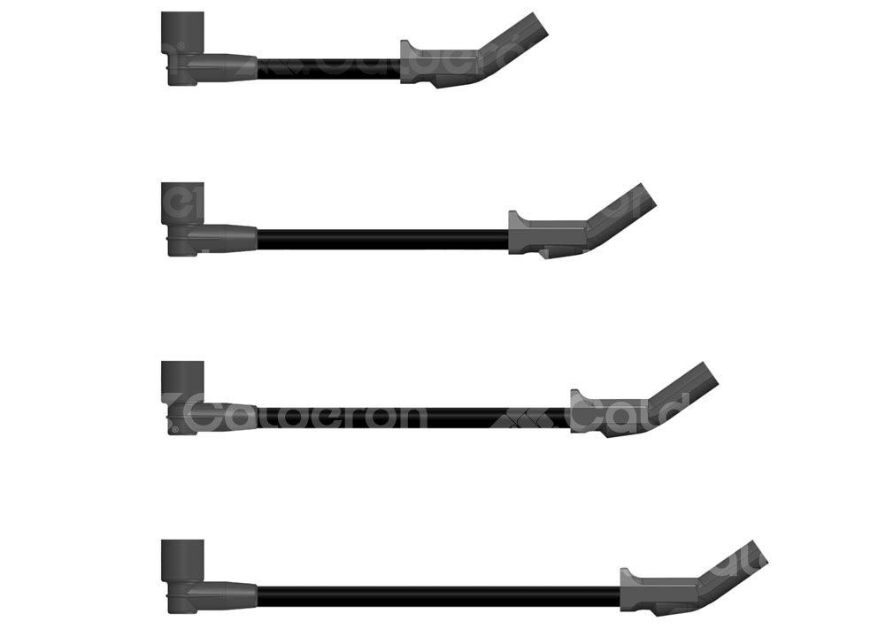 CABLES DE BUJIA SILICON FORD FOCUS 1.4 ZETEC 99-00 B6912F4 HY POWER