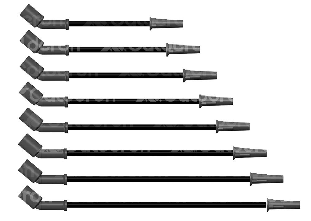 CABLES DE BUJIA WW CHEVROLET PICK-UP, CHEYENNE, ESCALADE V8  B1954G8 HY POWER