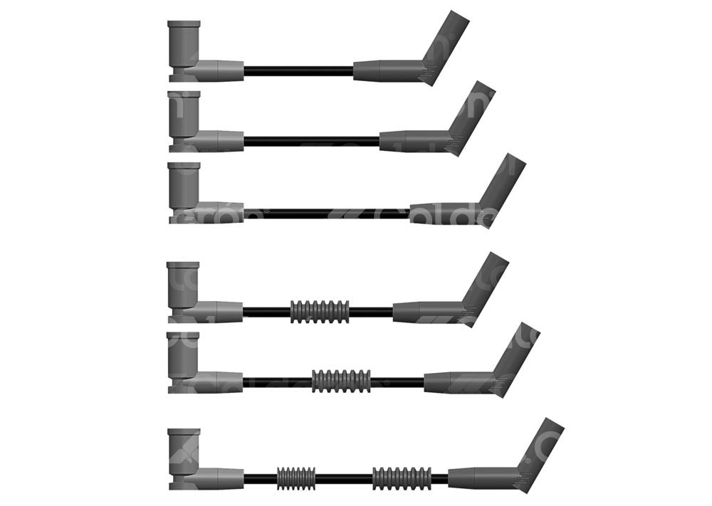 CABLES DE BUJIA SILICON FORD FREESTAR 3.9/4.2L 04-07 B69222F6 HY POWER