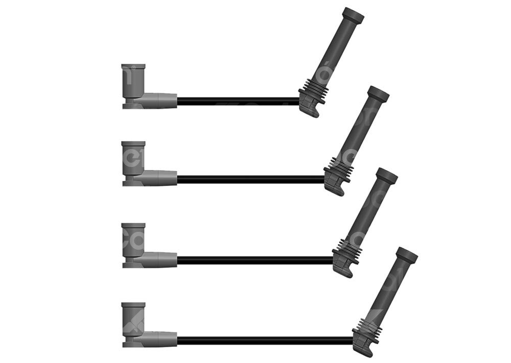 CABLES DE BUJIA SILICON FORD RANGER EE 2.3L 01-06 B69135F4 HY POWER