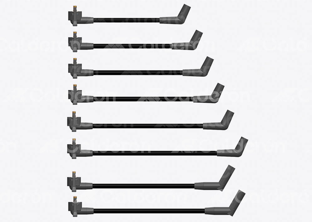 CABLES DE BUJIA SILICON FORD EXPLORER XLT V8 5.0L 96-01 B6725F8 HY POWER