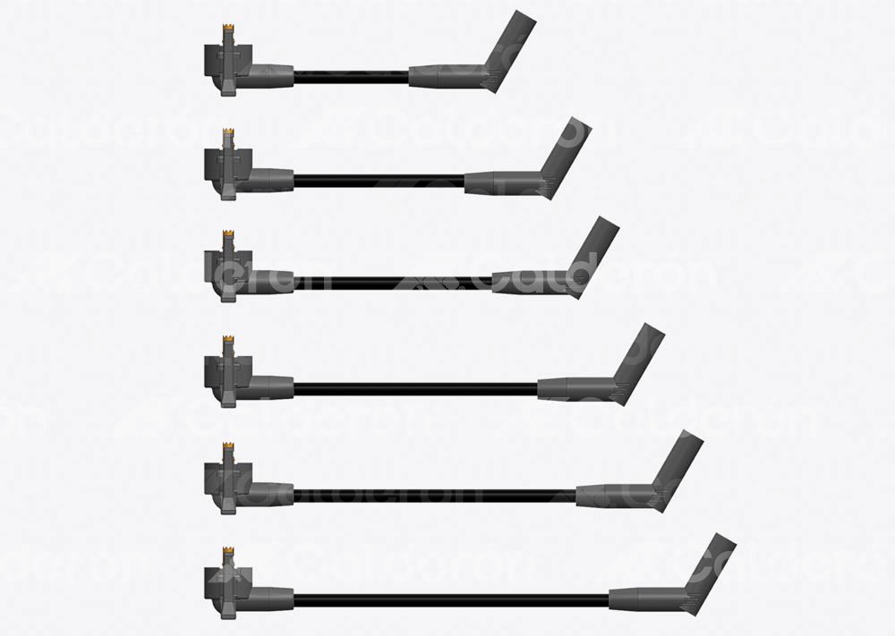 CABLES DE BUJIA SILICON FORD RANGER 3.0L 98-00 B6974F6 HY POWER