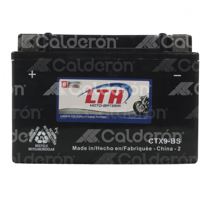 BATERIA MOTOCICLETA 12V LTH CTX9-BS LIBRE DE MANTENIMIENTO LTH