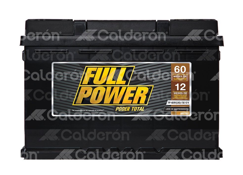 BATERIA VOLVO S40-80, V40-90, C70, XC70, XC90 00-07 FP48/91-730 FULL POWER