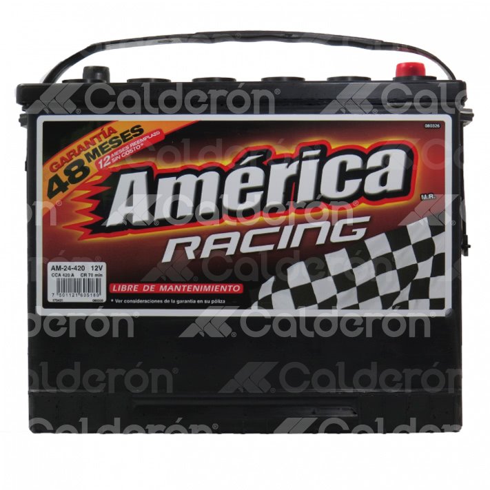 BATERIA CHRYSLER DART K 70-89, NISSAN P-UP 99-06 9PLACA AM24-420 AMERICA