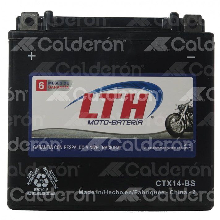 BATERIA MOTO 12V LTH CTX14-BS LTH