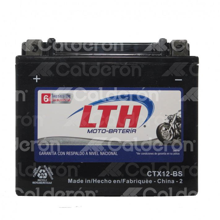 BATERIA MOTO 12V LTH CTX12-BS LTH