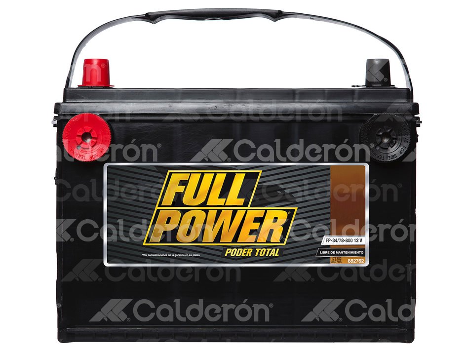 BATERIA CHEVROLET SUBURBAN, SIERRA, SILVERADO->06  FP34/78-800 FULL POWER