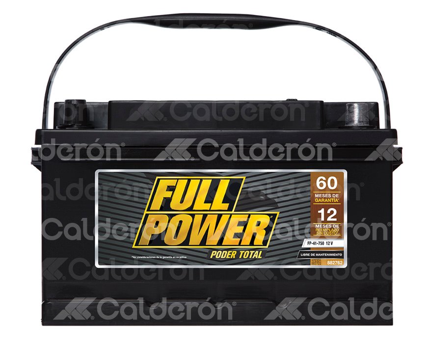 BATERIA VOLKSWAGEN JETTA, POINTER, DERBY, EUROVAN 12V FP41-750 FULL POWER