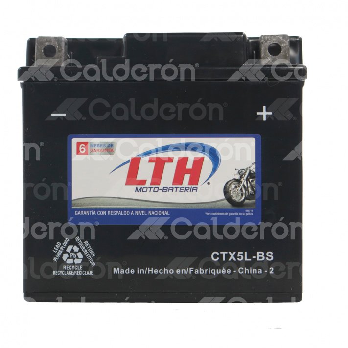 BATERIA MOTO 12V LTH CTX5L-BS LTH
