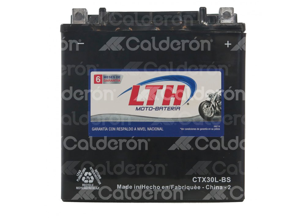 BATERIA MOTO 12V LTH CTX30L-BS LTH