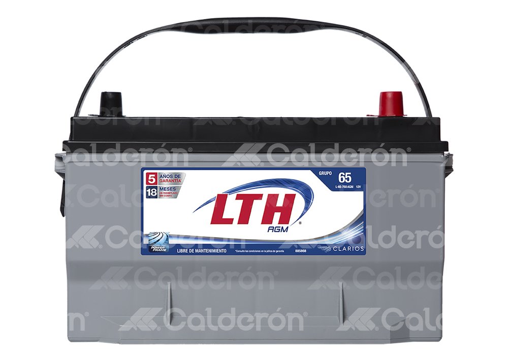 BATERIA FORD P-UP F-150-F-550, RAM P-UP, LOBO, 17 PLACAS, LTH: L-65-750 AGM LTH
