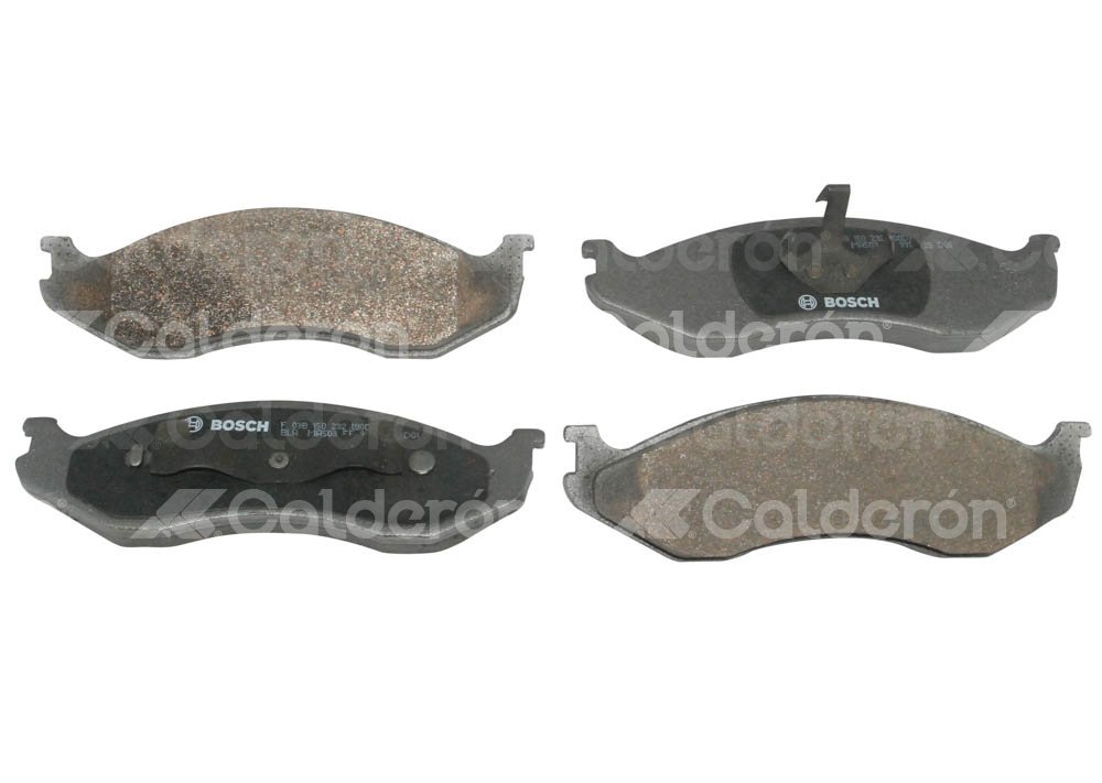 BALATA DELANTERA CHRYSLER CHEROKEE 94-97, WRANGLER 90-95. BOSCH: F03B1502328HG, NO. CORTO BOSCH: BA 0477, FMSI: 7507A-D477 (BALATA SEMI METALICA) BOSCH