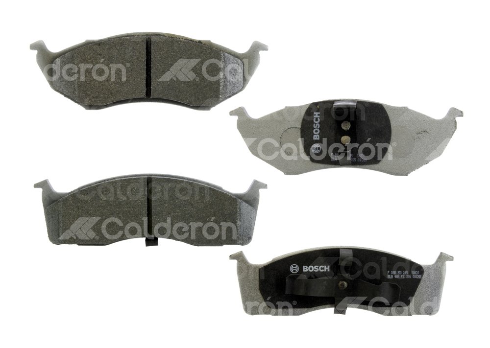 BALATA DELANTERA CHRYSLER NEON 99-05, VOYAGER, TOWN&COUNTRY 96-01. BOSCH: F03B1502458HG, NO. CORTO BOSCH: BA 0591, FMSI: 7470A-D591 (BALATA SEMI METALICA) BOSCH