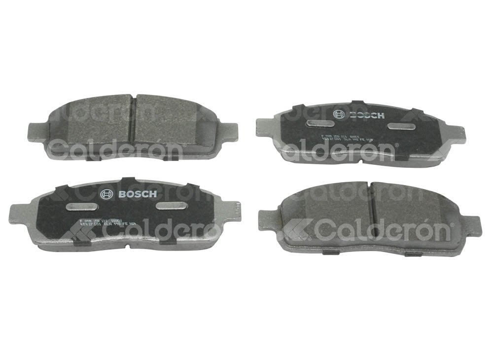 BALATA DELANTERA FORD F-150 4.2 V6, F-250 V6/V8 2000-2010. BOSCH: F03B1501318HG, NO. CORTO BOSCH: BA1011, FMSI: 7915-D1011 (BALATA SEMI METALICA) BOSCH
