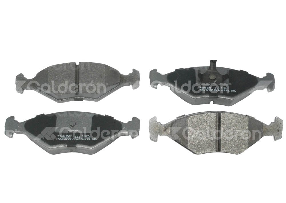 BALATA DELANTERA VW POINTER, PICK-UP, WAGON 1.8L 98-09. BOSCH: F03B1502218HG, NO. CORTO BOSCH: BA 0350, FMSI: 7242-D350 (BALATA SEMI METALICA) BOSCH
