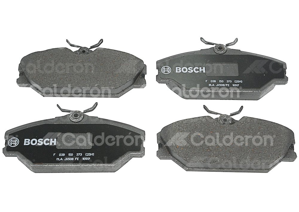 BALATA DELANTERA RENAULT CLIO SPORT, MEGANE, SCENIC 01-06. BOSCH: F03A1500158HG, NO. CORTO BOSCH: BA 1145, FMSI: 8255-D1145 (BALATA SEMI METALICA) BOSCH