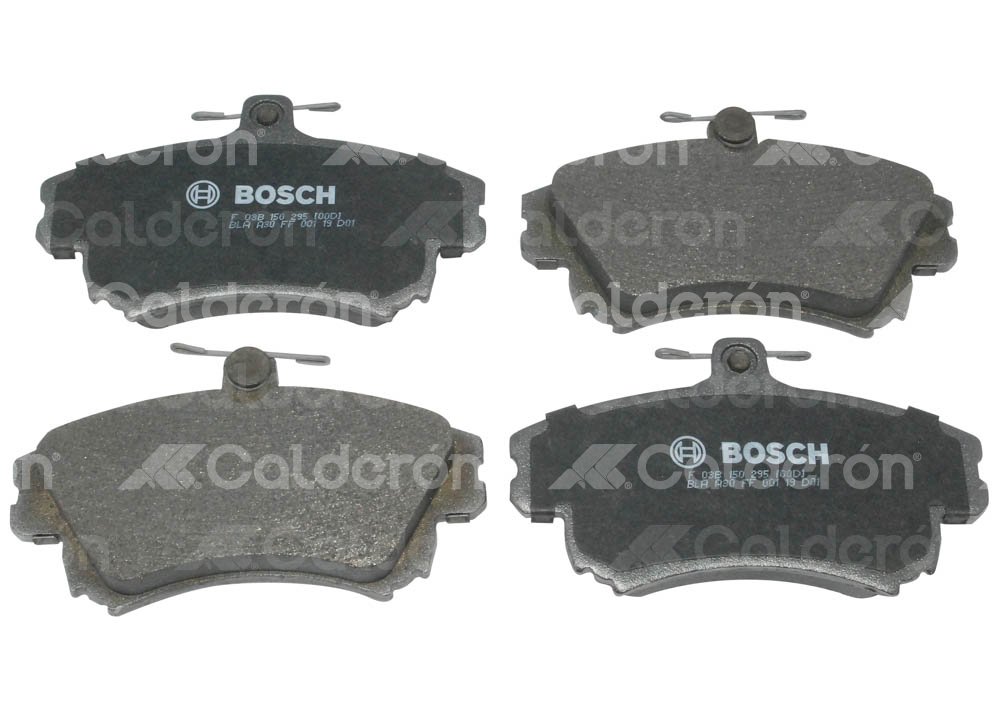 BALATA DELANTERA VOLVO S40, V40 99-04, SMART FORFOUR 05-09. BOSCH: F03B1502958HG, NO. CORTO BOSCH: BA 0837, FMSI: 7712-D837 (BALATA SEMI METALICA) BOSCH