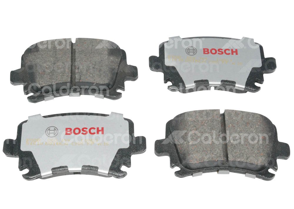 BALATA TRASERA AUDI A3, A4, BORA, PASSAT, LEON 04-09. BOSCH: F03B0501448HK, NO. CORTO BOSCH: BN 1108, FMSI: 8213-D1108 (BALATA CERAMICA) BOSCH