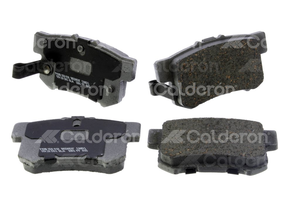 BALATA TRASERA HONDA ACCORD 96-07, CIVIC 01-10, CRV 02-04. BOSCH: F03B1500188HG, NO. CORTO BOSCH: BA 0537, FMSI: 7418-D537 (BALATA SEMI METALICA) BOSCH