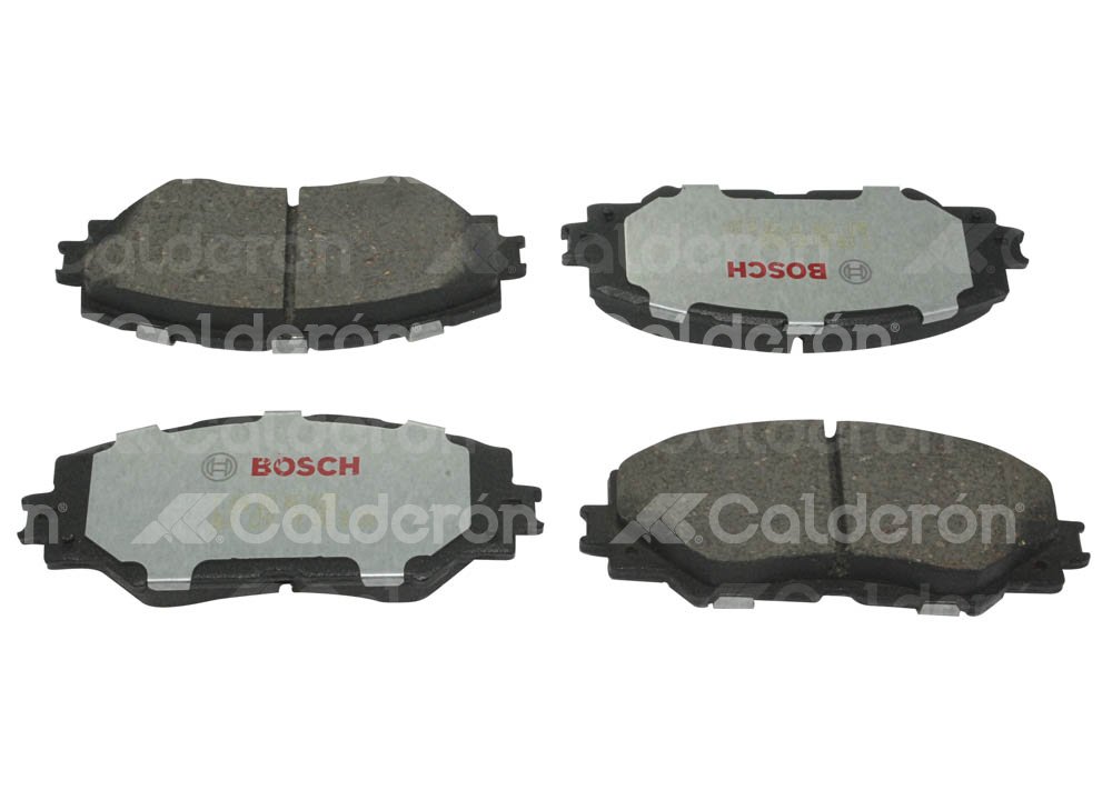 BALATA DELANTERA TOYOTA RAV4, MATRIX, COROLLA XLE 06-10. BOSCH: F03B0501668HK, NO. CORTO BOSCH: BN 1210, FMSI: 8330-D1210 (BALATA CERAMICA) BOSCH