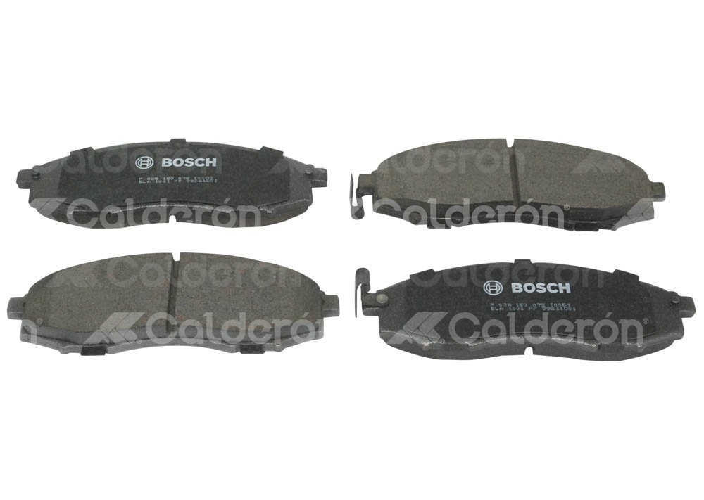 BALATA TRASERA VOLVO S40, V40 99-04, SMART FOUR 4 05-09. BOSCH: F03B1502968HG, NO. CORTO BOSCH: BA 0838, FMSI: 7713-D838 (BALATA SEMI METALICA) BOSCH