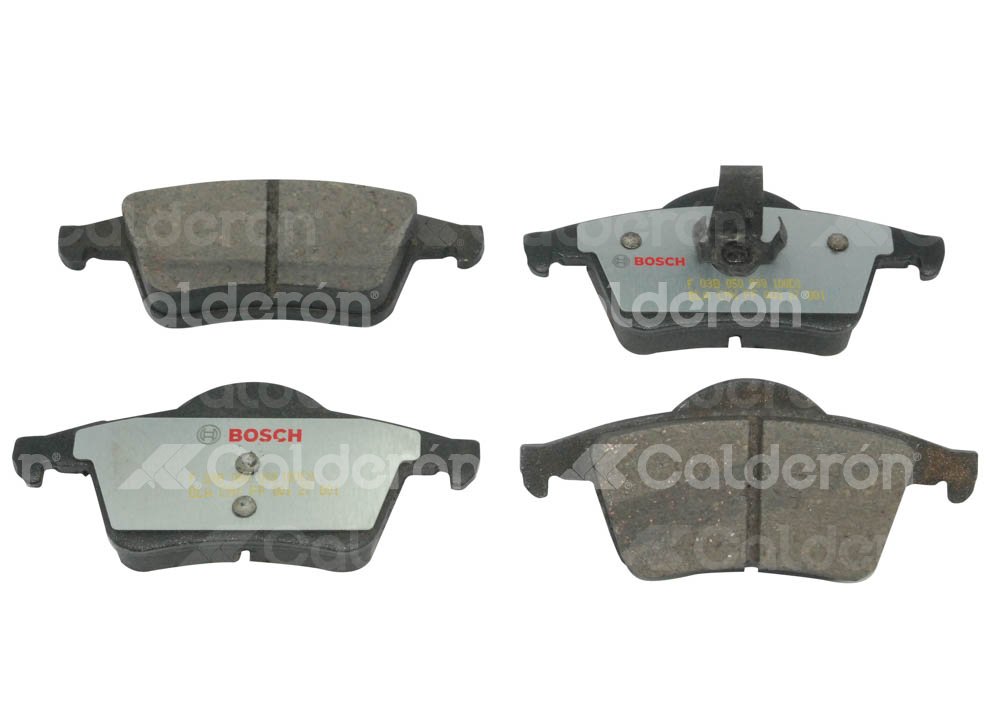 BALATA TRASERA VOLVO S60 01-08, V70 01-04, XC70 04-07. BOSCH: F03B0500388HK, NO. CORTO BOSCH: BN 0795, FMSI: 7665-D795 (BALATA CERAMICA) BOSCH