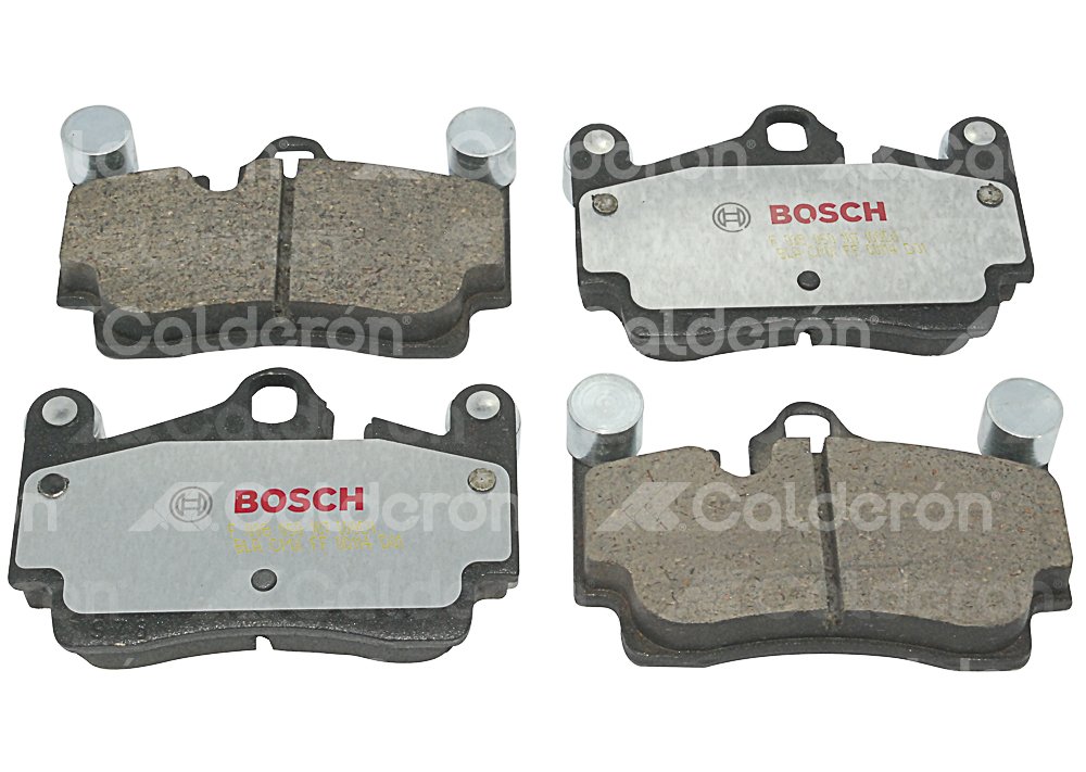 BALATA TRASERA VW TOUAREG 3.0L, 3.6L V6 24V, 4.2L V8 32V. BOSCH: F03B0501078HK, NO. CORTO BOSCH: BN 0978, FMSI: 7879-D978 (BALATA CERAMICA) BOSCH