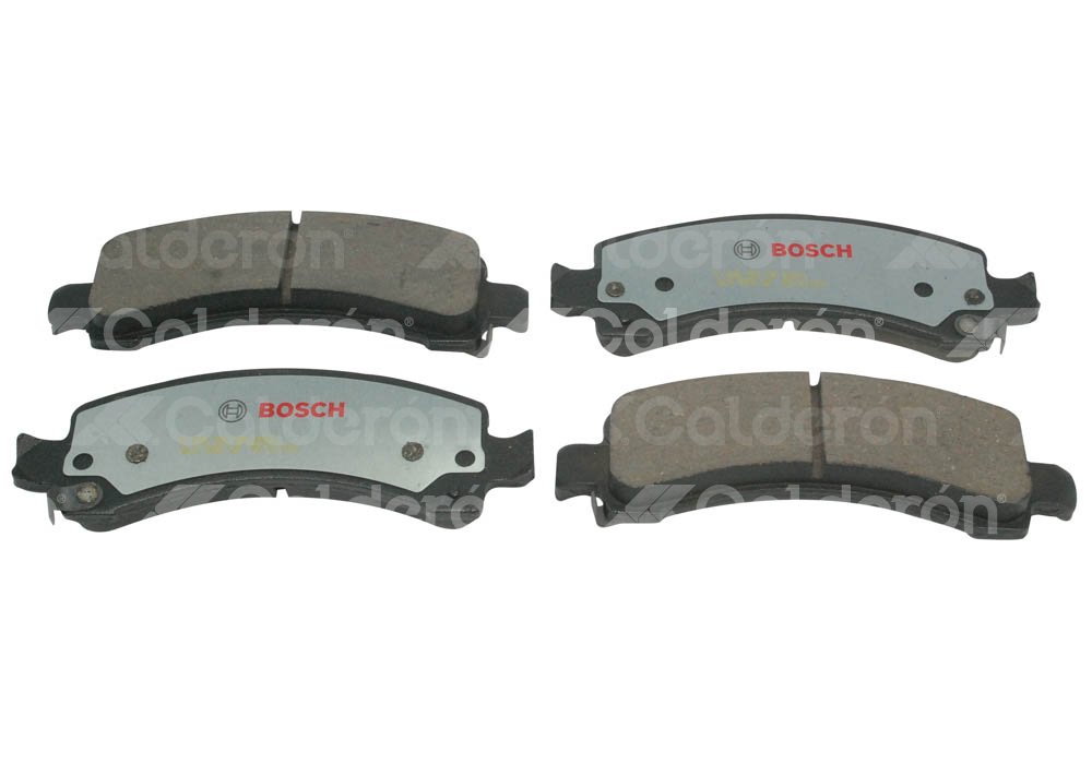 BALATA TRASERA CHEVROLET ESCALADE, AVALANCHE, EXPRESS 02-07. BOSCH: F03B0501058HK, NO. CORTO BOSCH: BN 0974A, FMSI: 7881-D974 (BALATA CERAMICA) BOSCH