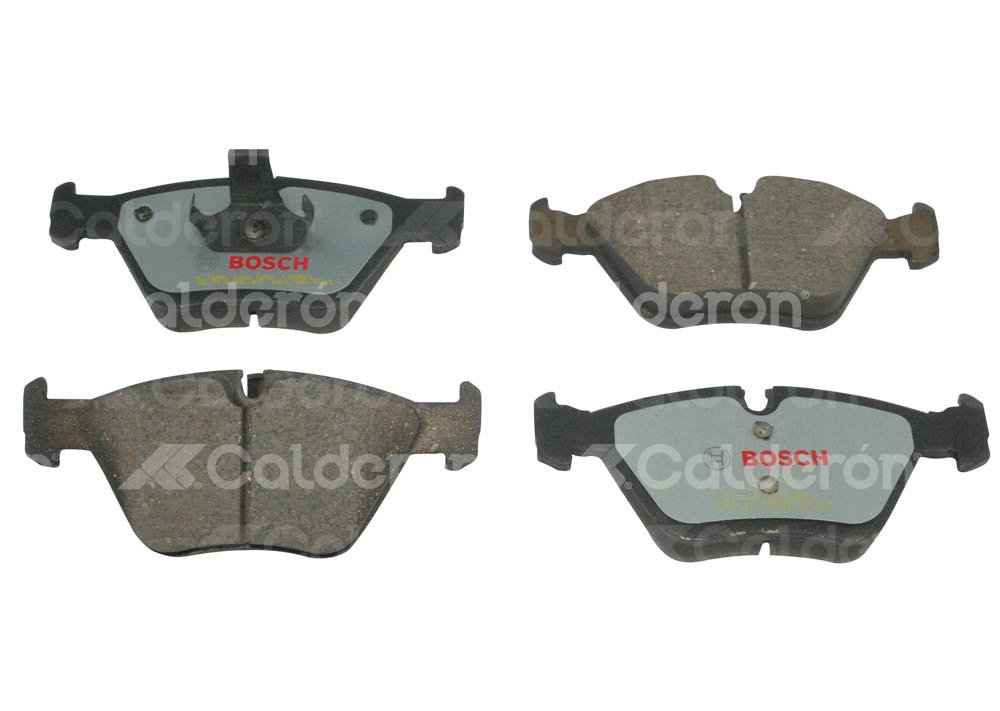 BALATA DELANTERA BMW 125, 130, 325, 330, 525, 528, M3, X3, Z4. BOSCH: F03B0500928HK, NO. CORTO BOSCH: BN 0946, FMSI: 7592-D946 (BALATA CERAMICA) BOSCH