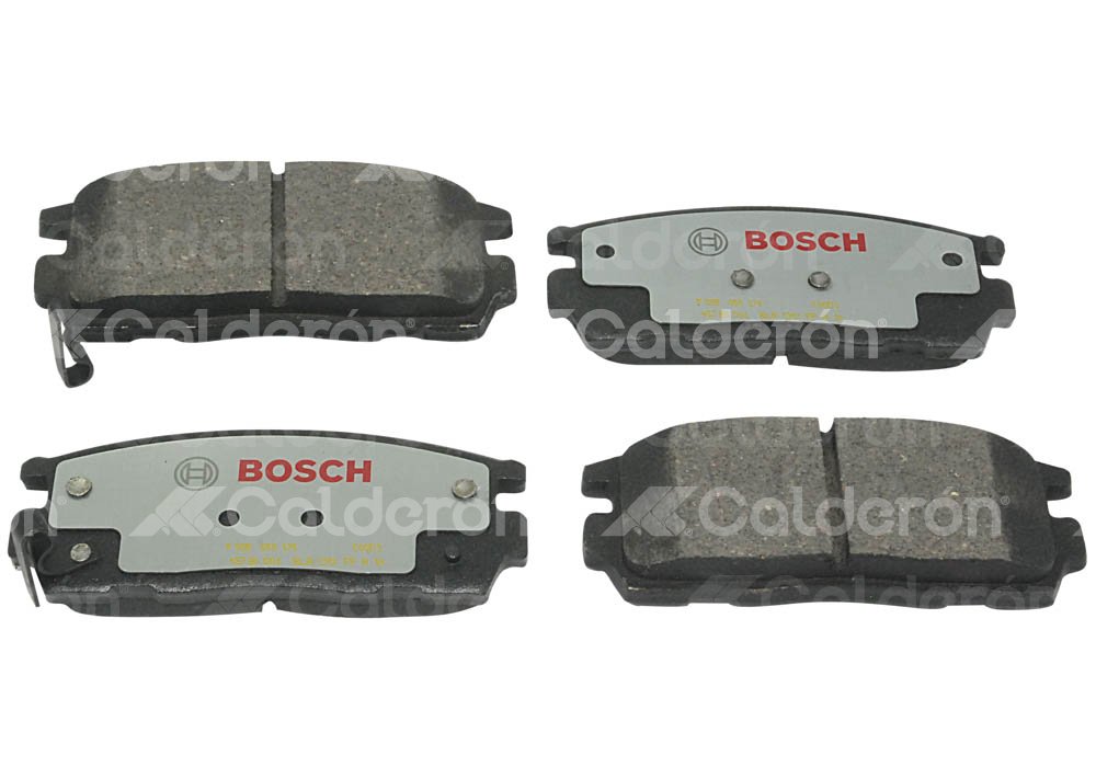 BALATA TRASERA CHEVROLET CAPTIVA 2.4L, EQUINOX, TORRENT 3.4L. BOSCH: F03B0501768HK, NO. CORTO BOSCH: BN 1275, FMSI: 8391-D1275 (BALATA CERAMICA) BOSCH