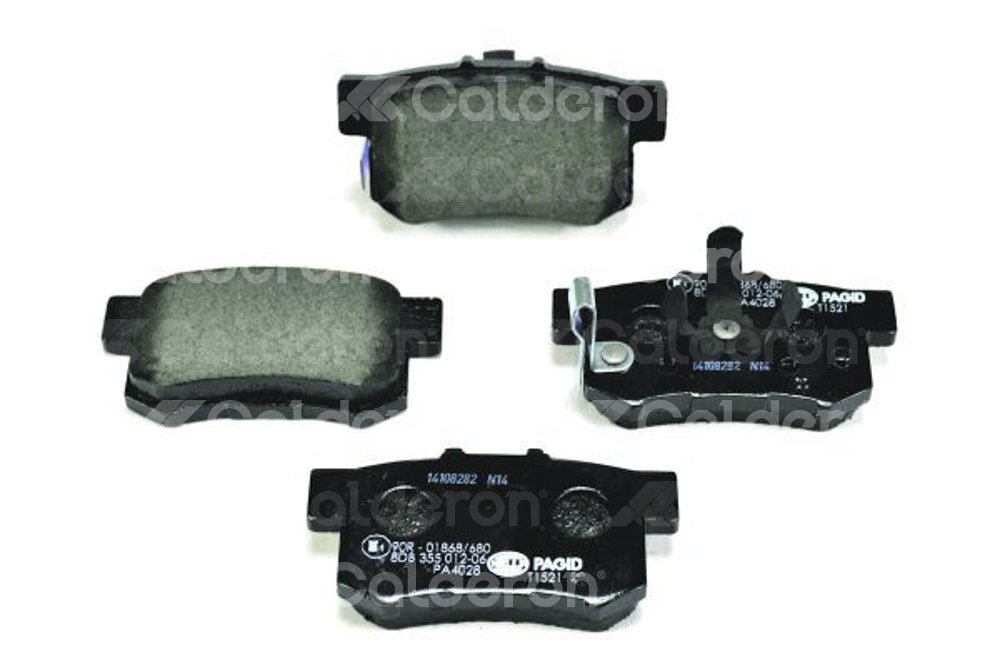 BALATA BAJOS METALES TRASERA HONDA CRV 05-13, ACCORD CROSSTOUR 10-13, (TRAS.) .No. Hella Pagid: 355012061 .No. Comercial: T1521 PAGID