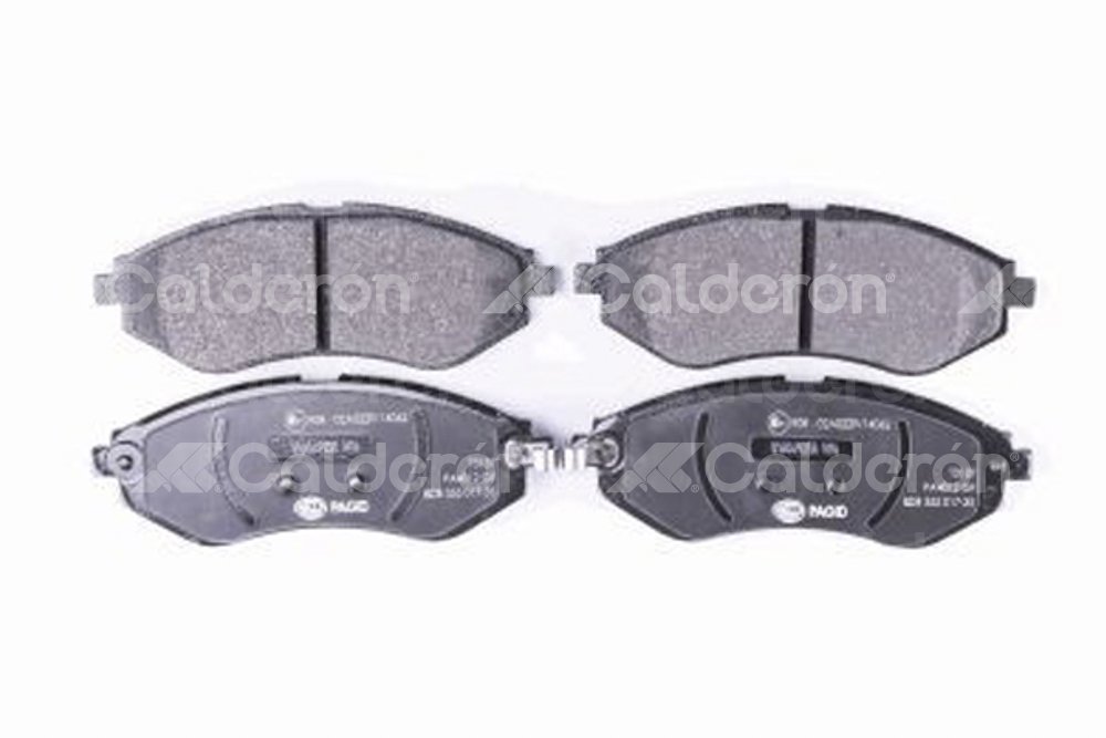 BALATA BAJOS METALES DELANTERA CHEVROLET AVEO 11- (DEL.) .No. Hella Pagid: 355017351 .No. Comercial: T3137 PAGID