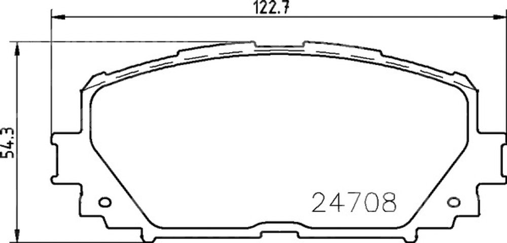 BALATA CERAMIC DELANTERA TOYOTA YARIS 07-11, YARIS HATCH BACK CORE 07-10, YARIS HATCH BACK PREMIUM 07-10, YARIS HATCH BACK RS 07-09, YARIS SEDAN BASE 07-09, YARIS SEDAN CORE 07-09, YARIS SEDAN PREMIUM 07-09  (DELANTERA) 355028721 PAGID