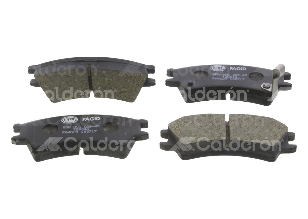 BALATA CERAMIC DELANTERA DODGE ATOS 01 (DELANTERA PASTILLA CHICA) (DEL) 355029451, T3096A, FMSI 8258-D1148 PAGID