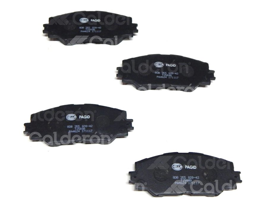 BALATA CERAMIC DELANTERA TOYOTA COROLLA 09-10, MATRIX MT 09, RAV-4 06-09 (DELANTERA) 355028421 PAGID