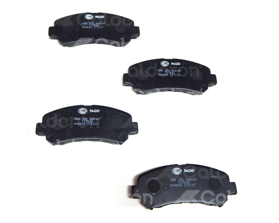 BALATA CERAMIC DELANTERA NISSAN MaXIMA 09-13, ROGUE 08-13, SENTRA MT SE-R 07-10, SENTRA SE-R SPEC V 07-12, XTRAIL 08, RENAULT KOLEOS 08-09, (DELANTERA) 355028671 PAGID
