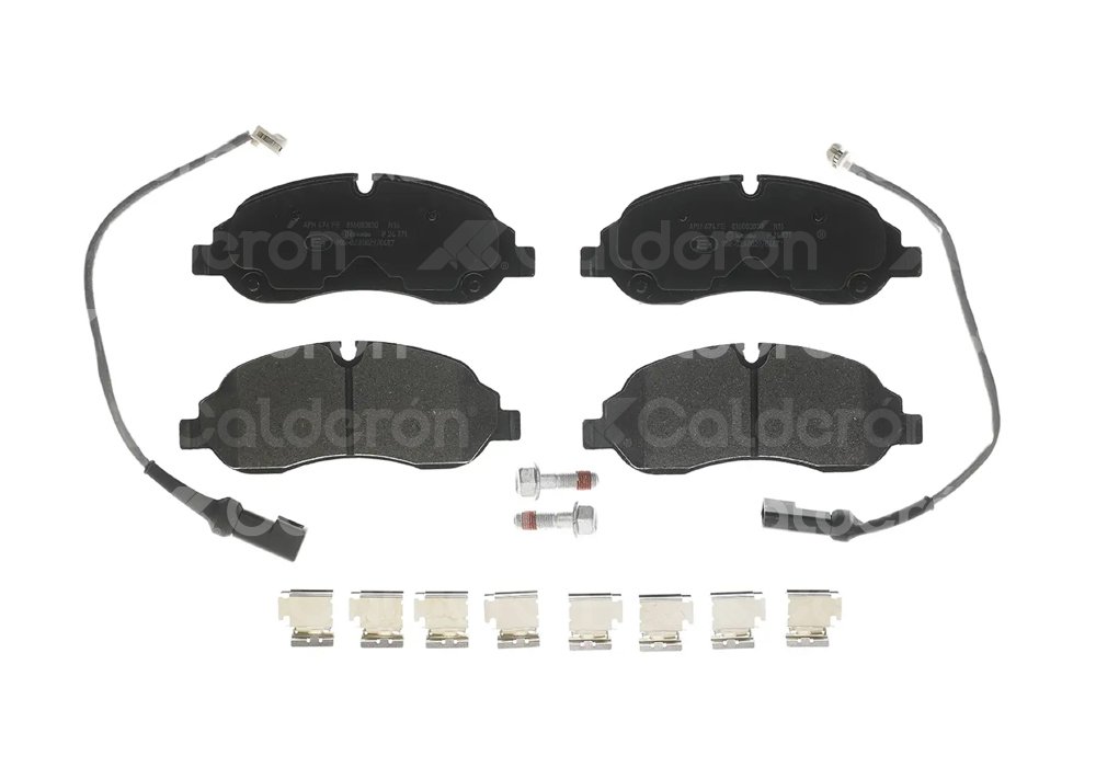 BALATA BREMBO FORD TRANSIT 2015-2022, TRANSIT CUSTOM 2016-2020; INFORMACION TECNICA: ANCHURA: 172MM, ESPESOR: 17MM, ALTURA: 66MM, SISTEMA DE FRENOS: BOSCH, INDICADOR DE DESGASTE: ELECTRICO, ACCESORIOS: CON ACCESORIOS, CON PLACA ANTIRRUIDO, CON PERNOS PARA PINZA DE FRENO, EJE: DELANTERO, FORMULA: LOW-MET, WVA: 22034, FMSI: 9004-D1774, BREMBO: P24171 BREMBO