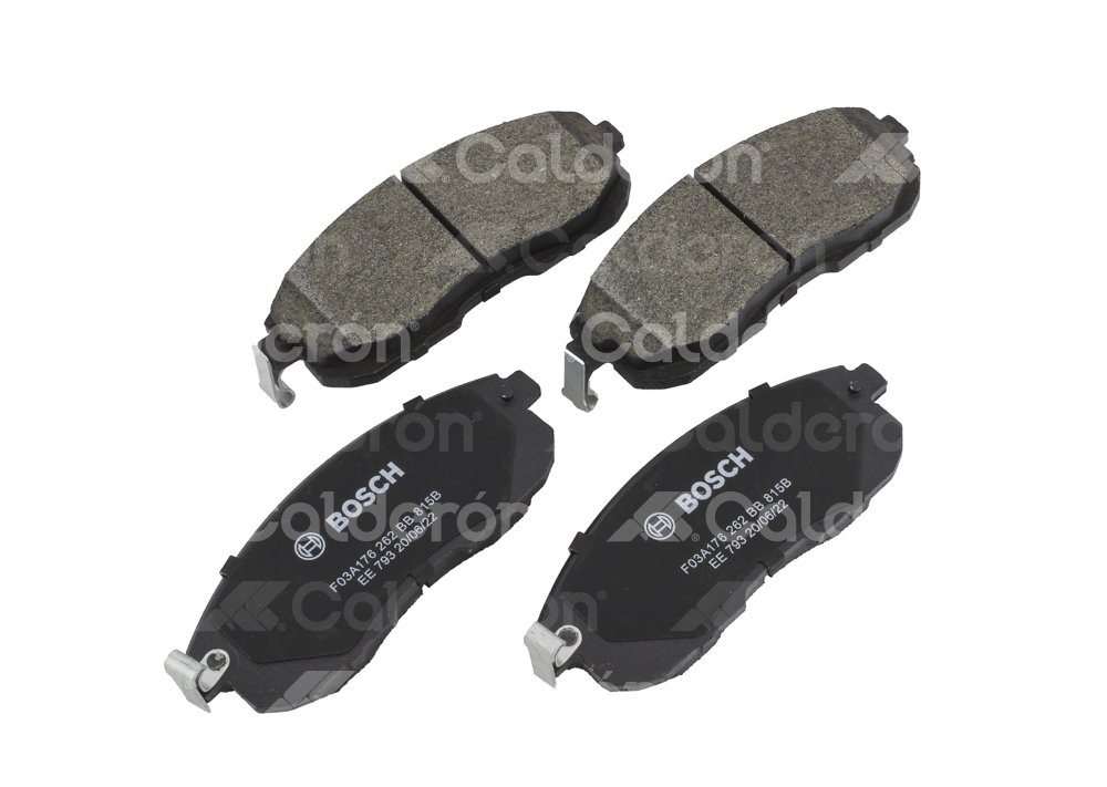 BALATA BOSCH AZUL NISSAN ALTIMA L4 2.5L 2013, MAXIMA V6 3.0L 2003, SENTRA L4 1.8L 2017-2019, 
SENSOR ELECTRONICO: NO, INCLUYE SHIM: SI, INCLUYE HERRAJES: NO, FORMULA: SEMI-METALICA, POSICION: DELANTERA, FMSI: 7783-D815B, D-PLATE: D815B, BOSCH CORTO: BB815B, BOSCH: F03A176262 BOSCH