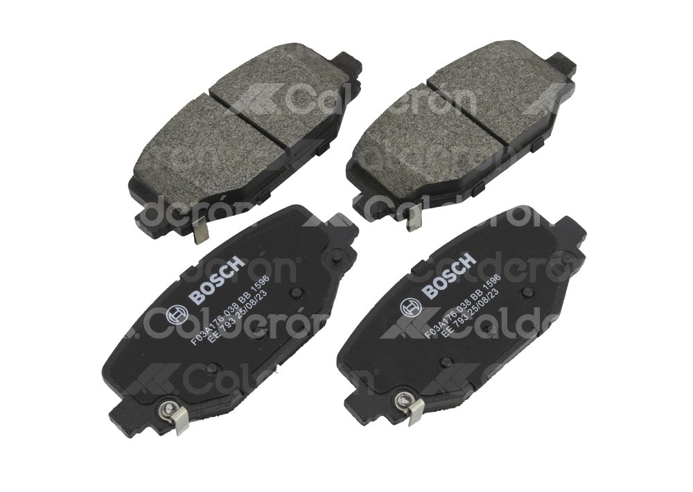 BALATA BOSCH AZUL CHRYSLER TOWN & COUNTRY V6 3.6L 2012-2016; DODGE GRAND CARAVAN V6 3.6L 2017-2020, JOURNEY L4 2.4L 2012-2020, 
SENSOR ELECTRONICO: NO, INCLUYE SHIM: SI, INCLUYE HERRAJES: NO, FORMULA: SEMI-METALICA, POSICION: TRASERA, FMSI: 8811-D1596, D-PLATE: D1596, BOSCH CORTO: BB1596, BOSCH: F03A176038 BOSCH
