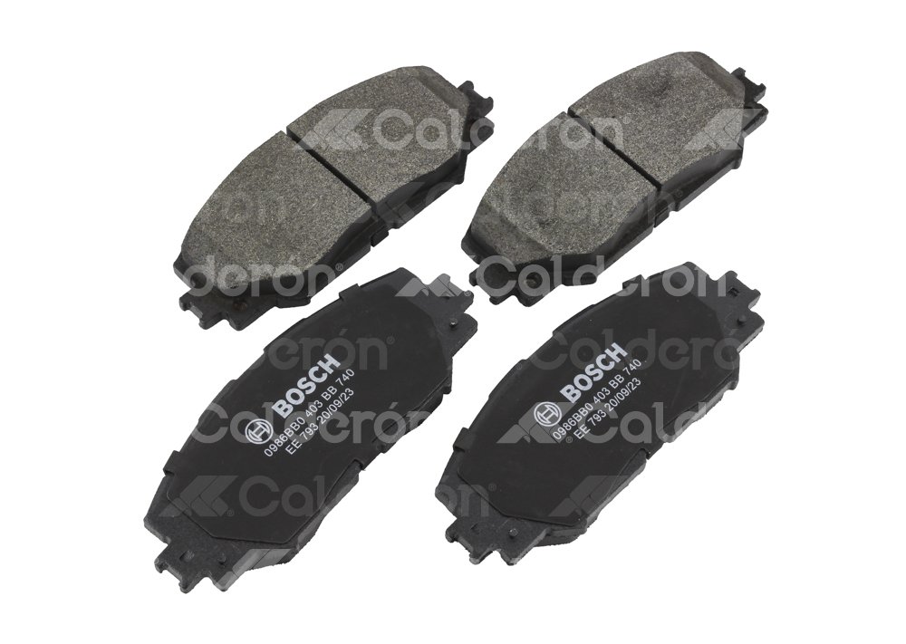 BALATA BOSCH AZUL TOYOTA COROLLA L4 1.8L 2009-2018, MATRIX L4 1.8L 2009-2010, MATRIX L4 2.0L 2011, RAV4 L4 2.4L 2006-2012, RAV4 L4 2.5L 2013-2018, 
SENSOR ELECTRONICO: NO, INCLUYE SHIM: SI, INCLUYE HERRAJES: NO, FORMULA: SEMI-METALICA, POSICION: DELANTERA, FMSI: 8330-D1210, D-PLATE: D1210, BOSCH CORTO: BB1210, BOSCH: 0986BB0403 BOSCH