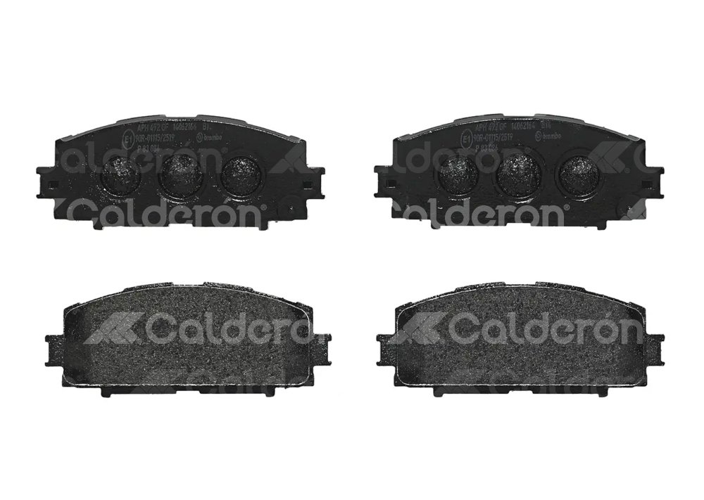 BALATA BREMBO TOYOTA YARIS 2006-2018; INFORMACION TECNICA: ANCHURA: 123MM, ESPESOR: 19MM, ALTURA: 50MM, SISTEMA DE FRENOS: AKEBONO, INDICADOR DE DESGASTE: SIN, ACCESORIOS: CON PLACA ANTIRRUIDO, EJE: DELANTERO, FORMULA: LOW-MET, WVA: 24347, FMSI: 8301-D1184, BREMBO: P83086 BREMBO
