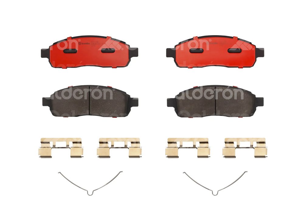 BALATA BREMBO FORD F-150 2004-2009, LOBO 2004-2009; LINCOLN MARK LT 2006-2008; INFORMACION TECNICA: ANCHURA: 176MM, ESPESOR: 21MM, ALTURA: 59MM, SISTEMA DE FRENOS: BOSCH, INDICADOR DE DESGASTE: SIN, ACCESORIOS: CON PLACA ANTIRRUIDO, EJE: DELANTERO, FORMULA: NAO, WVA: 22406, FMSI: 7915-D1083, BREMBO: P24135N BREMBO