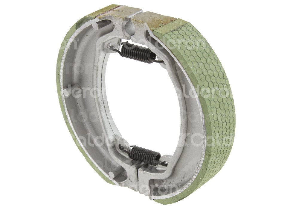 BALATA MOTOCICLETA FRENO TAMBOR HONDA TITAN ELITE PASTA VERDE (JUEGO) ENBAF-1301-003A QUMO