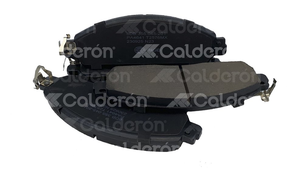 BALATA HELLA NISSAN NISSAN FRONTIER 2015-2021, NP300 2015-2023, NP300 FRONTIER 2016-2020, EJE: DELANTERO, FORMULA: LOW METAL (BAJOS METALES), ANCHO: 165.7MM, ALTURA: 54MM, ESPESOR: 16.8MM, PESO: 1.98KG, CON CONTACTO AVISADOR DE DESGASTE, SISTEMA DE FRENOS: AKEBONO, NUMERO DE USO: 22439, 22440, FMSI: 9141-D1911, HELLA: T2576MX, 8DB355045-201, 355045201 HELLA
