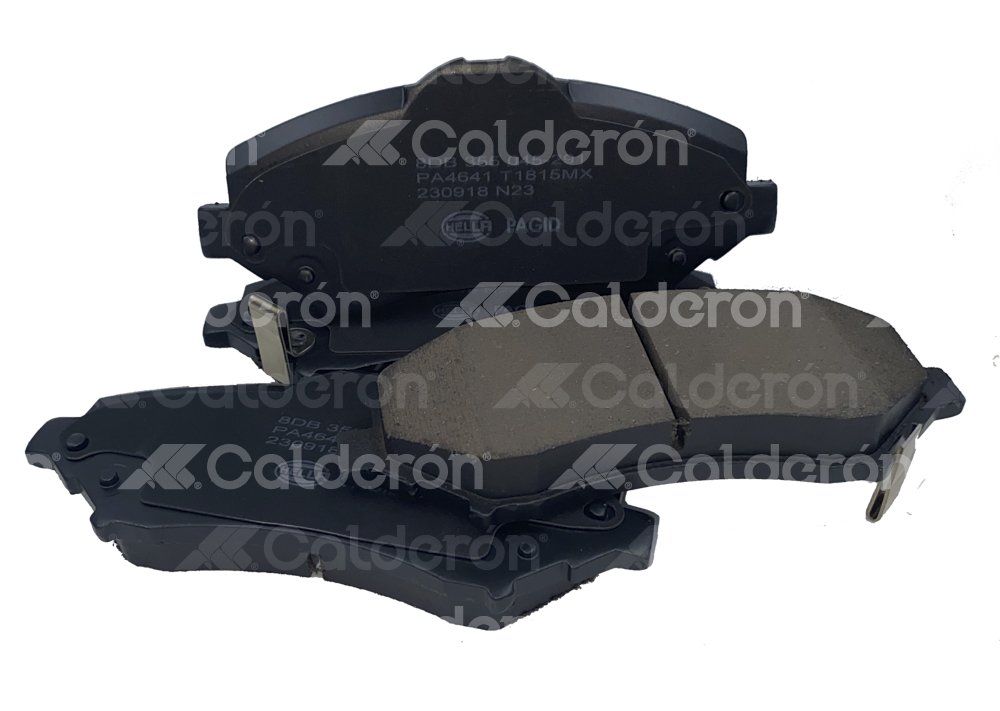 BALATA HELLA CHRYSLER TOWN & COUNTRY 2008, GRAND CARAVAN 2008, NITRO 2007-2011; JEEP LIBERTY 2008-2013, WRANGLER 2008-2010; VOLKSWAGEN ROUTAN 2009-2011, EJE: DELANTERO, FORMULA: LOW METAL (BAJOS METALES), ANCHO: 146.4MM, ALTURA: 63.4MM, ESPESOR: 18.8MM, PESO: 1.1KG, NUMERO DE INDICADORES DE DESGASTE (POR EJE): 2, CON AVISADOR ACUSTICO DE DESGASTE, CON ACCESORIOS, SISTEMA DE FRENOS: BOSCH, NUMERO DE USO: 24604, 24605, FMSI: 8389-D1273, 8481-D1327, HELLA: T1815MX, 8DB355045-291, 355045291 HELLA