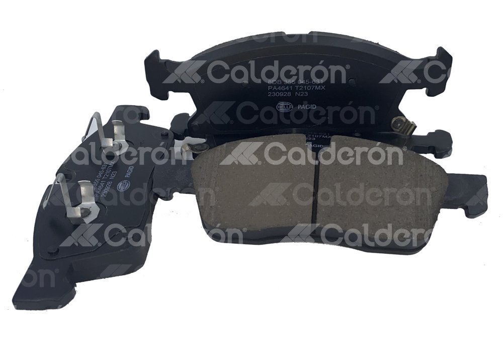 BALATA HELLA CHRYSLER DURANGO 2011-2020; JEEP GRAND CHEROKEE 2011-2023, GRAND CHEROKEE L 2021-2023, GRAND CHEROKEE WK 2022, EJE: DELANTERO, FORMULA: LOW METAL (BAJOS METALES), ANCHO 1: 194.5MM, ANCHO 2: 193.3MM, ALTURA 1: 64MM, ALTURA 2: 63.9MM, ESPESOR: 21.3MM, PESO: 2.9KG, NUMERO DE INDICADORES DE DESGASTE (POR EJE): 2, CON AVISADOR ACUSTICO DE DESGASTE, SISTEMA DE FRENOS: TEVES, NUMERO DE USO: 25190, 25191, 25192, FMSI: 8856-D1455, 8855-D1455, HELLA: T2107MX, 8DB355045-631, 355045631 HELLA