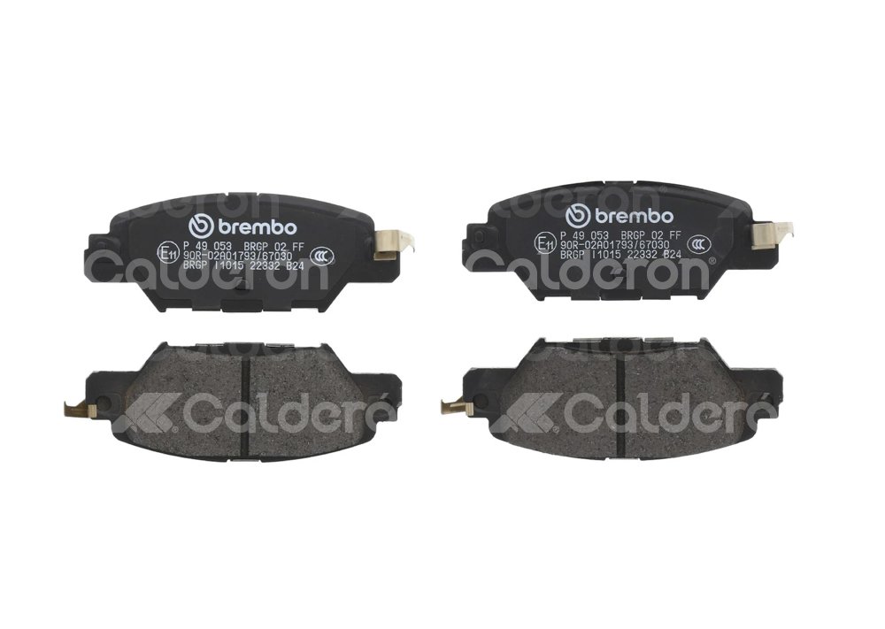BALATA BREMBO MAZDA CX-5 2016-2020; INFORMACION TECNICA: ANCHURA: 112MM, ESPESOR: 14MM, ALTURA: 43MM, SISTEMA DE FRENOS: AKENOBO, INDICADOR DE DESGASTE: ACUSTICO, ACCESORIOS: CON PLACA ANTIRRUIDO, EJE: TRASERO, FORMULA: LOW-MET, WVA: 22332, 22333, FMSI: 9073-D1846, BREMBO: P49053 BREMBO