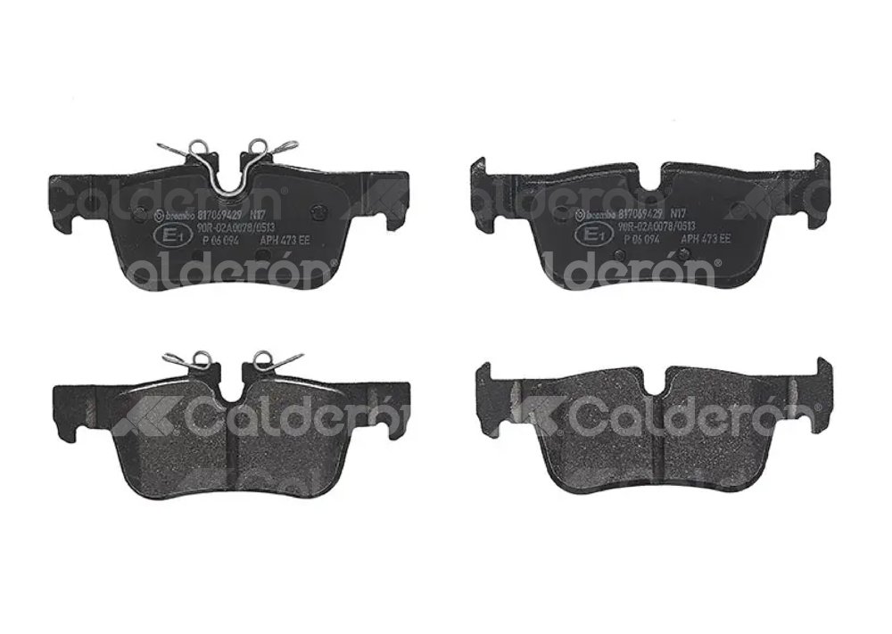 BALATA BREMBO BMW 118i 2018-2022; MINI COOPER 2014, 2020-2021, COOPER CLUBMAN 2016-2022, COOPER COUNTRYMAN 2017-2022; INFORMACION TECNICA: ANCHURA: 123MM, ESPESOR: 16MM, ALTURA: 46MM, SISTEMA DE FRENOS: TEVES, INDICADOR DE DESGASTE: PREPARADO, ACCESORIOS: CON PLACA ANTIRRUIDO, EJE: TRASERO, FORMULA: LOW-MET, WVA: 25331, 25332, FMSI: 8993-D1762, BREMBO: P06094 BREMBO