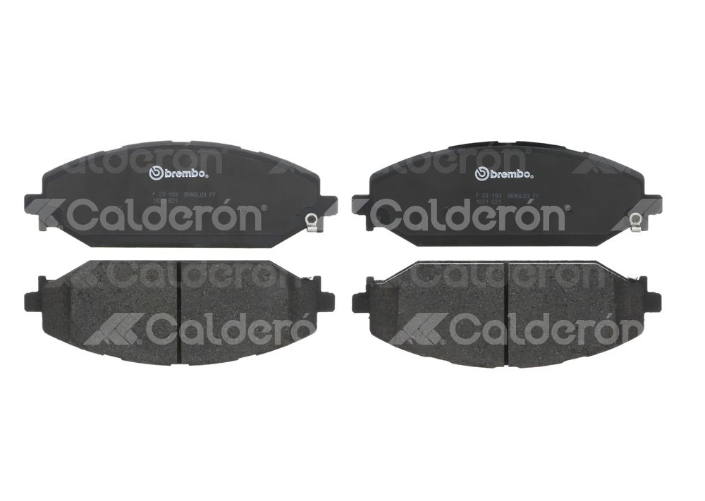 BALATA BREMBO RAM 1500 2019-2022; INFORMACION TECNICA: ANCHURA: 202MM, ESPESOR: 20MM, ALTURA: 69MM, SISTEMA DE FRENOS: SIN, INDICADOR DE DESGASTE: ACUSTICO, ACCESORIOS: CON PLACA ANTIRRUIDO, EJE: DELANTERO, FORMULA: LOW-MET, WVA: SIN, FMSI: 9424-D2179, BREMBO: P23193 BREMBO